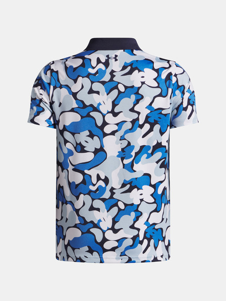 Under Armour Chlapčenské tričko Under Armour UA Matchplay Printed Polo-BLU