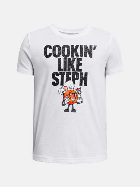 Under Armour Chlapčenské tričko Under Armour Curry Chef Tee-WHT