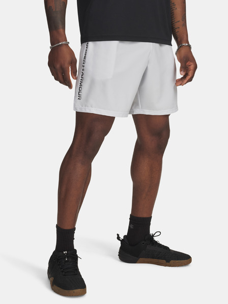 Under Armour Pánske kraťasy Under Armour UA Tech Woven Wordmark Short-GRY
