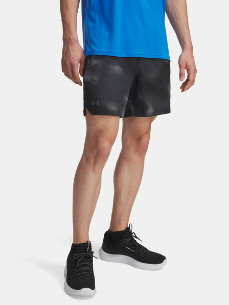 Under Armour Pánske kraťasy Under Armour UA Vanish Woven 6in Prnt Sts-BLK