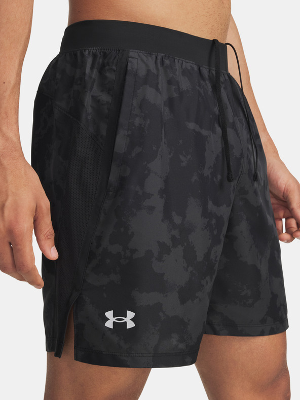 Under Armour Pánske kraťasy Under Armour UA LAUNCH 7'' PRINT SHORTS-GRY