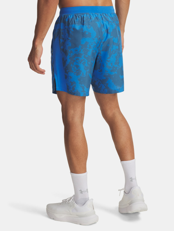 Under Armour Pánske kraťasy Under Armour UA LAUNCH 7'' PRINT SHORTS-BLU