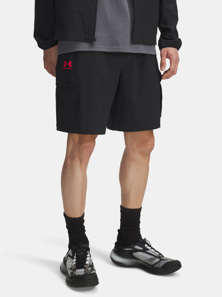Under Armour Pánske kraťasy Under Armour UA Vibe Woven Cargo Short-BLK
