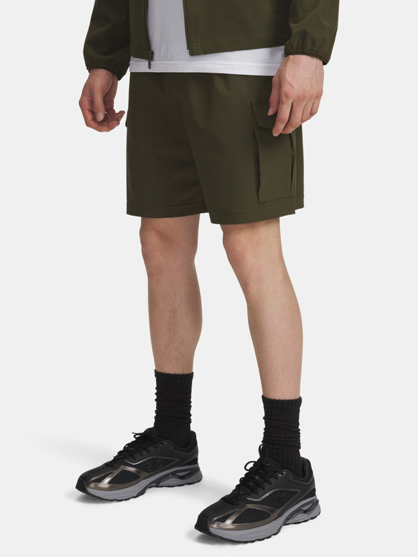 Under Armour Pánske kraťasy Under Armour UA Vibe Woven Cargo Short-GRN