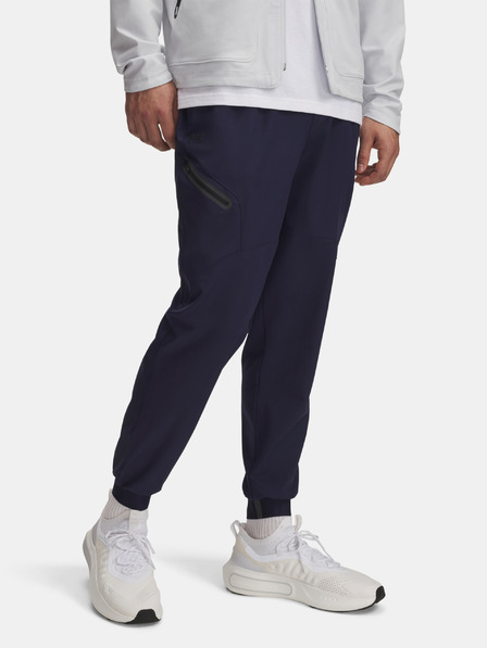 Under Armour Pánske tepláky Under Armour UA Unstoppable Woven Jogger-BLU