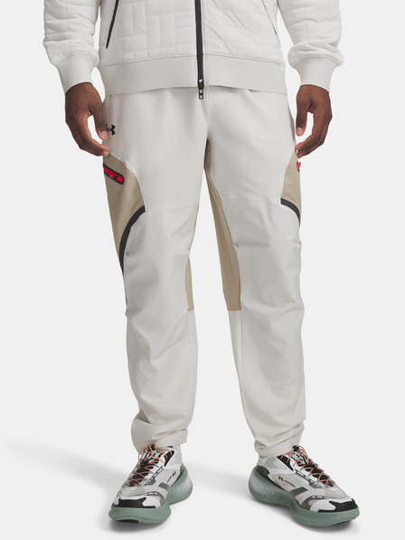 Under Armour Pánske športové nohavice Under Armour UA Unstoppable Cargo Pant-WHT