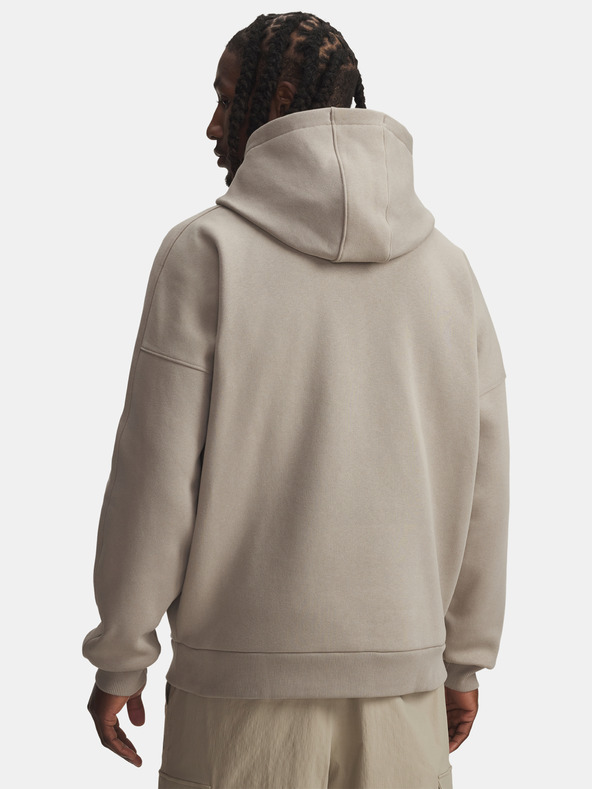 Under Armour Pánska mikina Under Armour UA Icon HW Colorblocked Hdy-BRN