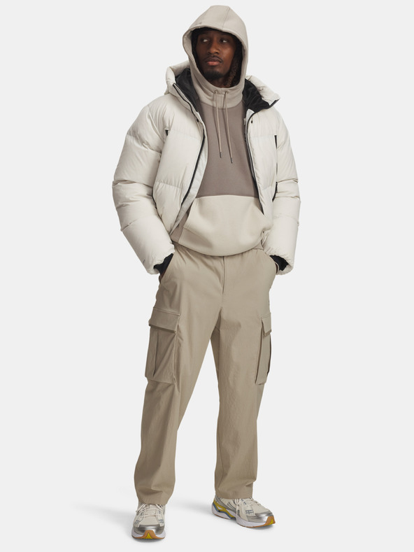 Under Armour Pánska mikina Under Armour UA Icon HW Colorblocked Hdy-BRN