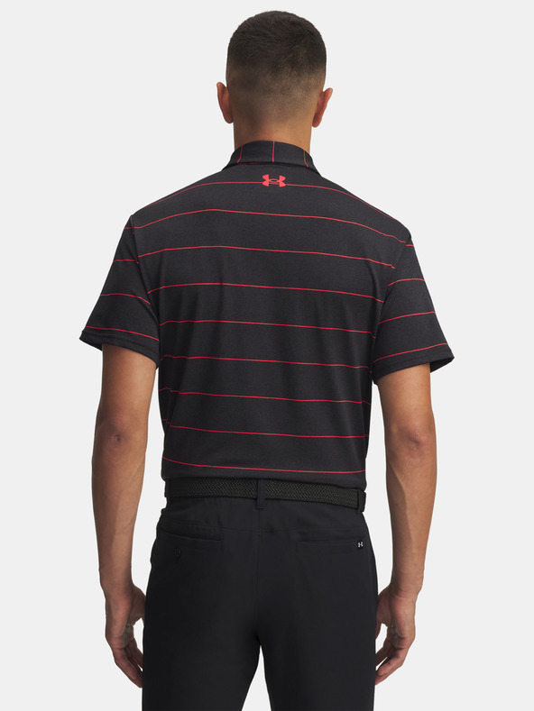 Under Armour Pánske tričko Under Armour UA Playoff 3.0 Stripe Polo-BLK