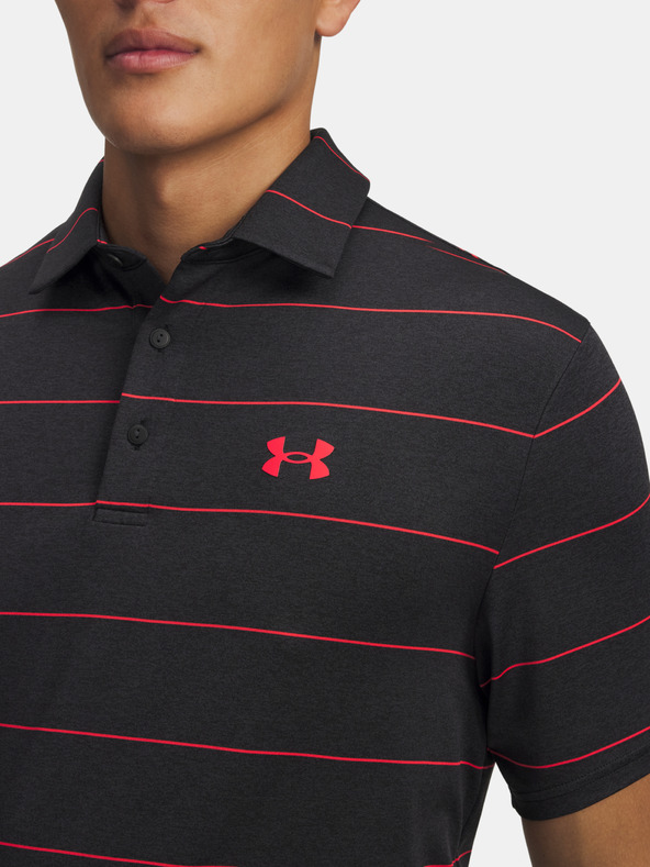 Under Armour Pánske tričko Under Armour UA Playoff 3.0 Stripe Polo-BLK