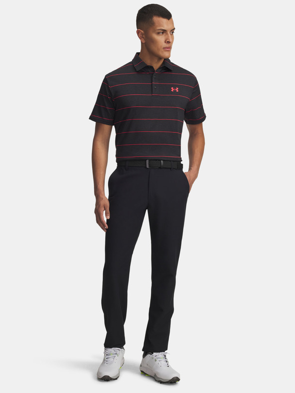 Under Armour Pánske tričko Under Armour UA Playoff 3.0 Stripe Polo-BLK