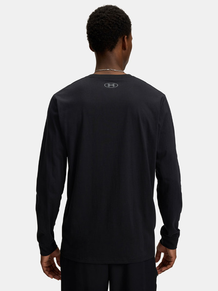 Under Armour Pánske tričko Under Armour UA SPORTSTYLE LEFT CHEST LS-BLK