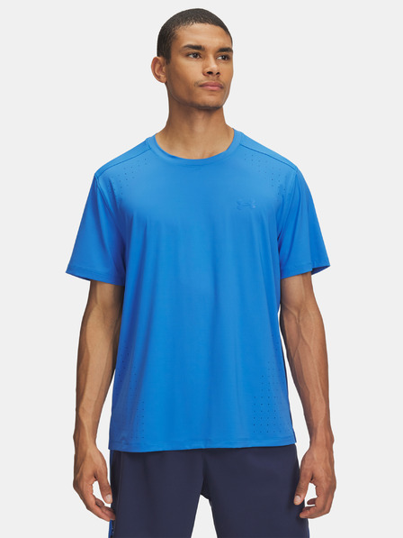 Under Armour Pánske tričko Under Armour UA LAUNCH ELITE SHORTSLEEVE-BLU