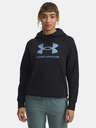 Under Armour Dámska mikina Under Armour UA Rival Flc Shimmer Hdy-BLK