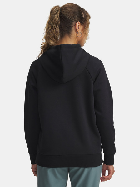 Under Armour Dámska mikina Under Armour UA Rival Flc Shimmer Hdy-BLK