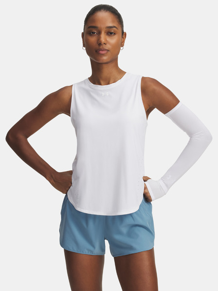 Under Armour Dámske tielko Under Armour UA Launch Elite Tank-WHT