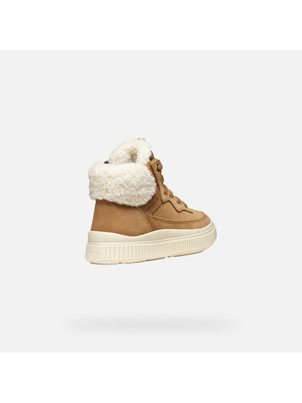 Geox Hnedé dievčenské tenisky Geox Laquinny WPF