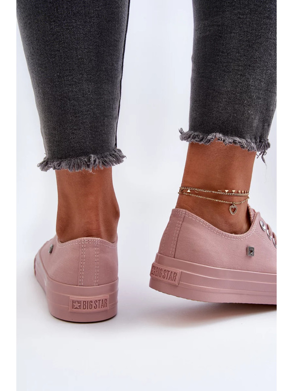 BIG STAR SHOES Klasické dámske tenisky Big Star ružové