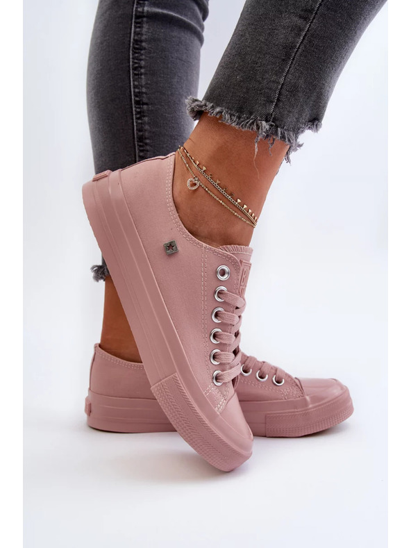 BIG STAR SHOES Klasické dámske tenisky Big Star ružové