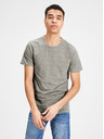 Jack & Jones Šedé pruhované základné tričko Jack & Jones Basic