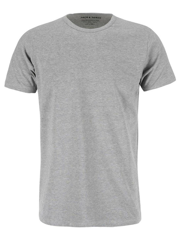 Jack & Jones Šedé pruhované základné tričko Jack & Jones Basic
