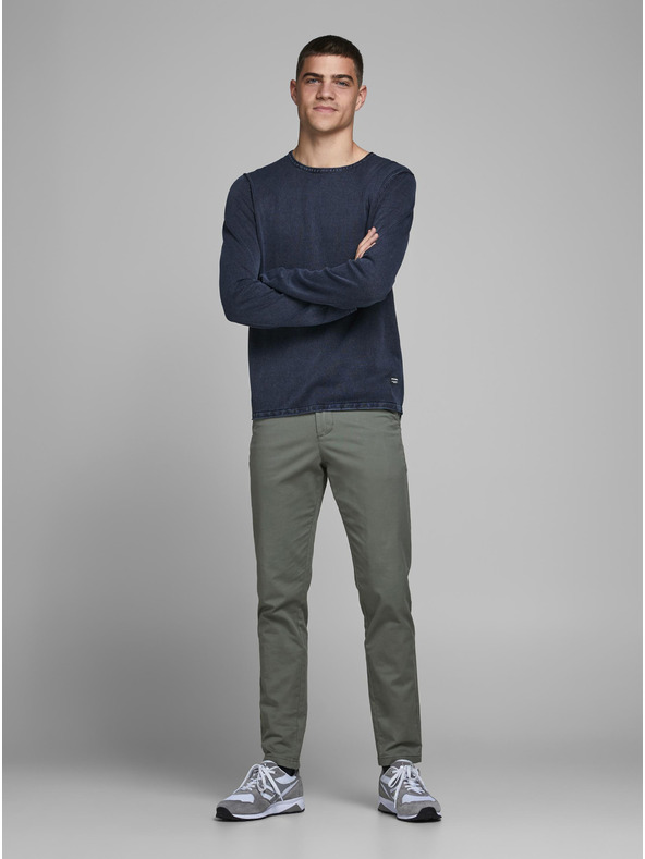 Jack & Jones Tmavomodrá mikina Jack & Jones Leo