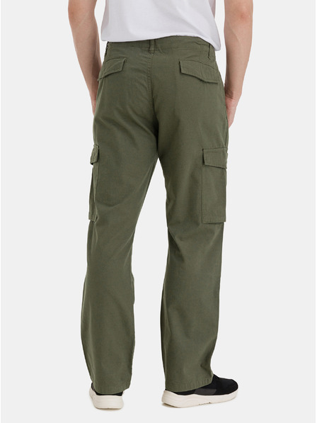 Sam 73 Khaki pánske nohavice s vreckami SAM 73