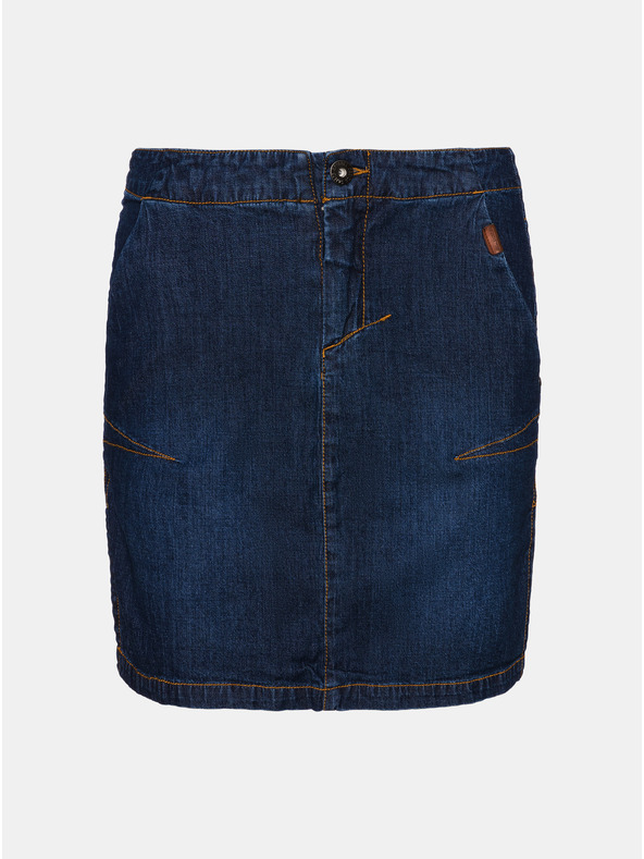 Sam 73 Tmavomodrá dámska džínsová sukňa s rukávmi SAM 73