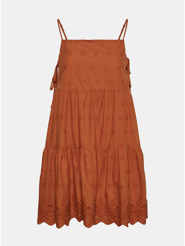 Noisy May Noisy May Jackie hnedé madeirové šaty