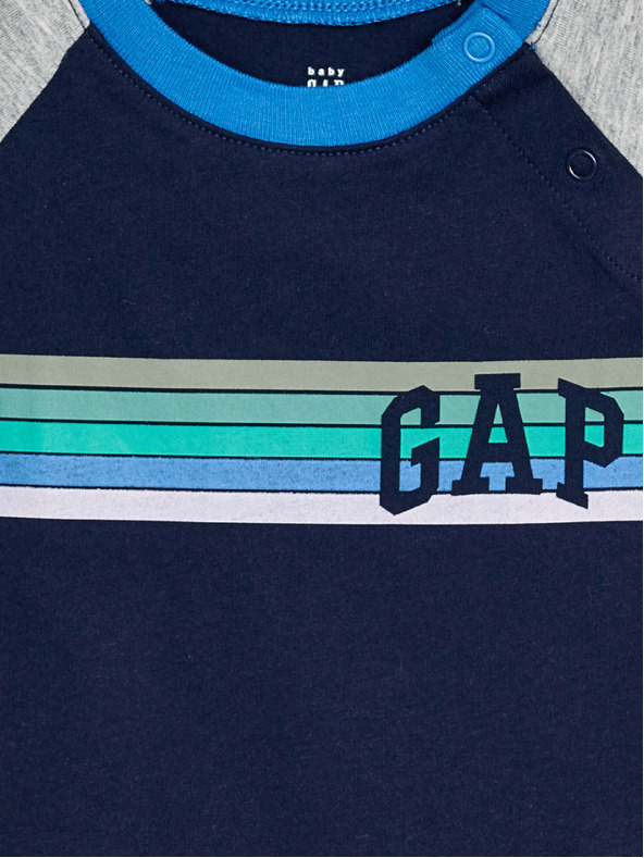 GAP Baby tričko GAP logo raglan