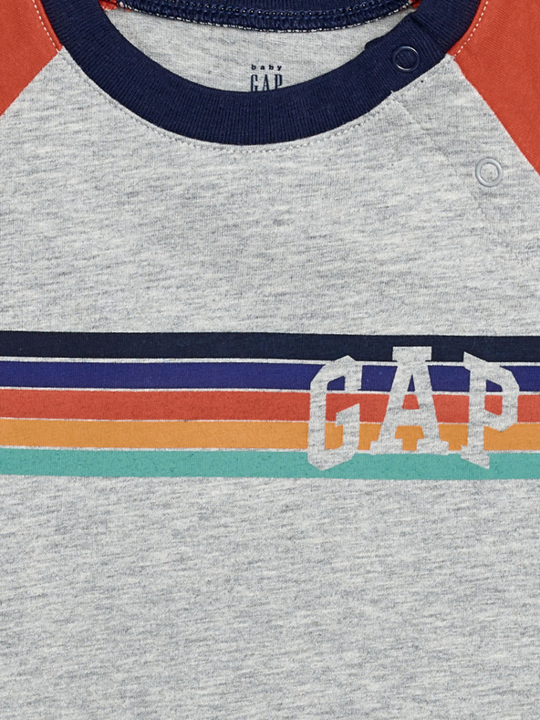 GAP Baby tričko GAP logo raglan