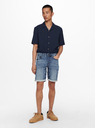 ONLY & SONS Modré džínsové šortky ONLY & SONS-Spy