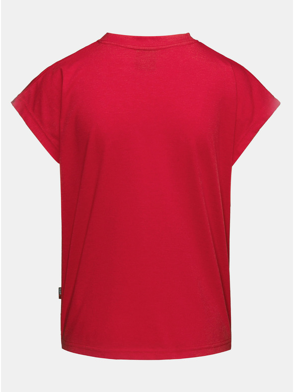 Sam 73 Červené dámske tričko s potlačou SAM 73