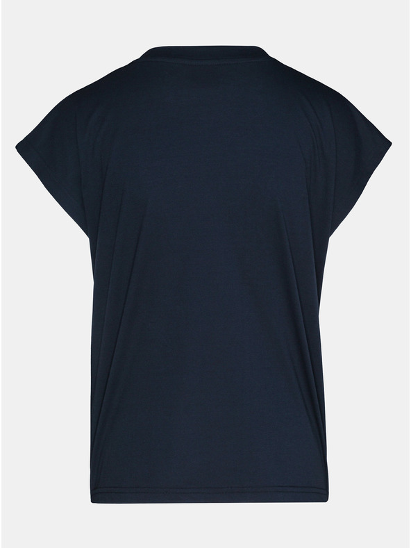 Sam 73 Tmavomodré dámske tričko s potlačou SAM 73