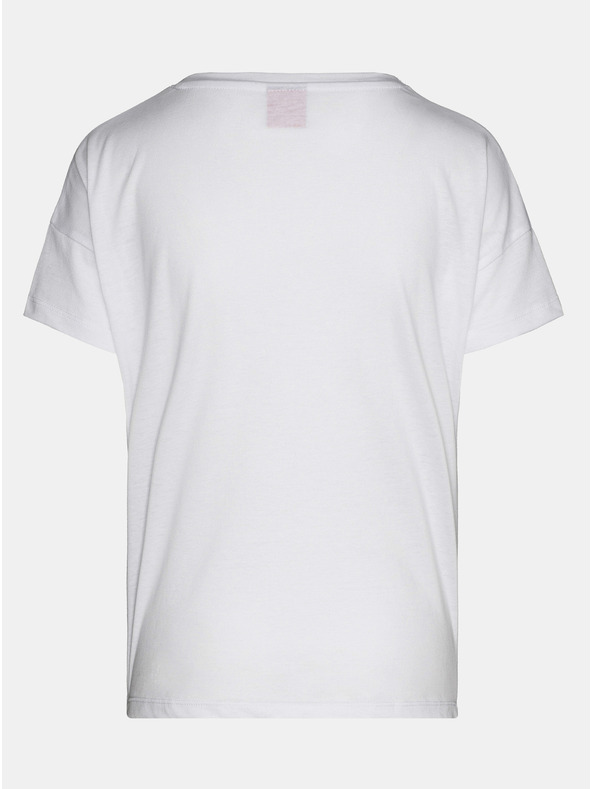 Sam 73 Biele dámske tričko s potlačou SAM 73