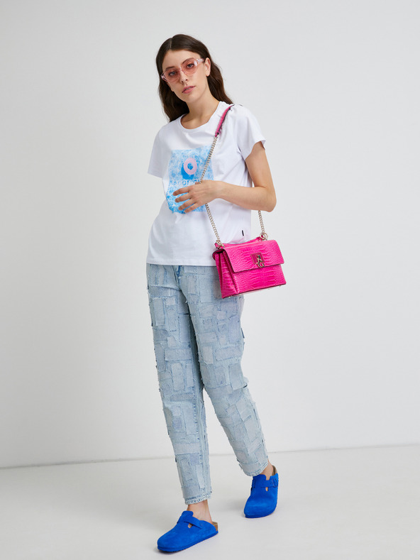 Noisy May Biele tričko s potlačou Noisy May Nate