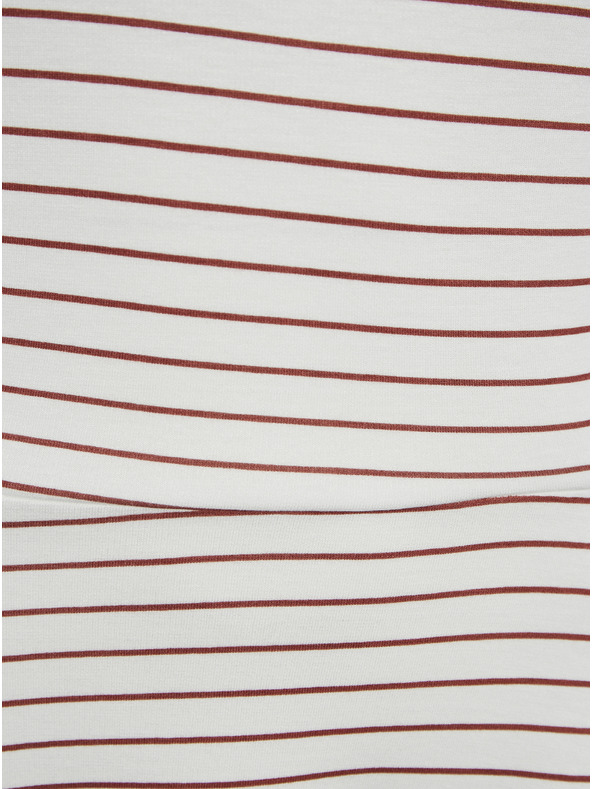 ONLY Biele pruhované šaty ONLY Felia