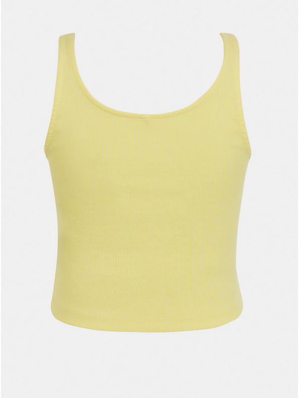 ONLY Žlté krátke základné tielko ONLY Nessa