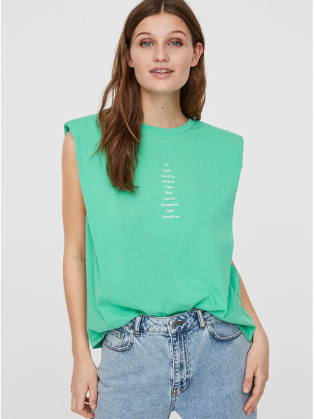 Vero Moda Svetlozelené tričko s VERO MODA Hollie