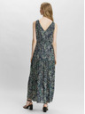 Vero Moda Tmavomodré kvetované maxi šaty VERO MODA Hannah
