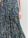 Vero Moda Tmavomodré kvetované maxi šaty VERO MODA Hannah