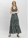Vero Moda Tmavomodré kvetované maxi šaty VERO MODA Hannah