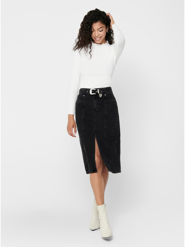 ONLY Krémové základné tričko ONLY Emma