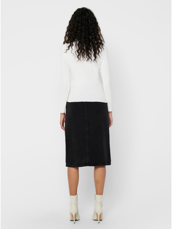 ONLY Krémové základné tričko ONLY Emma