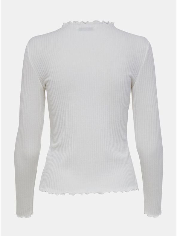 ONLY Krémové základné tričko ONLY Emma