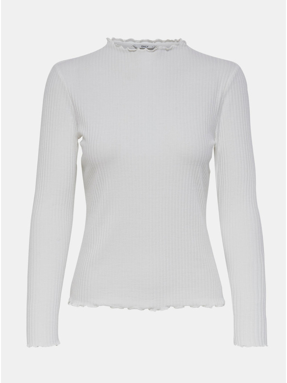 ONLY Krémové základné tričko ONLY Emma