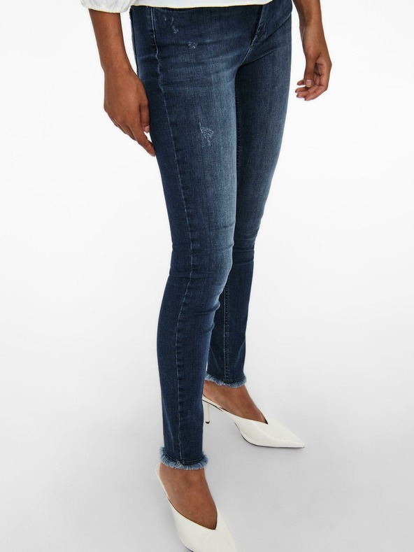 ONLY Tmavomodré úzke džínsy ONLY Blush