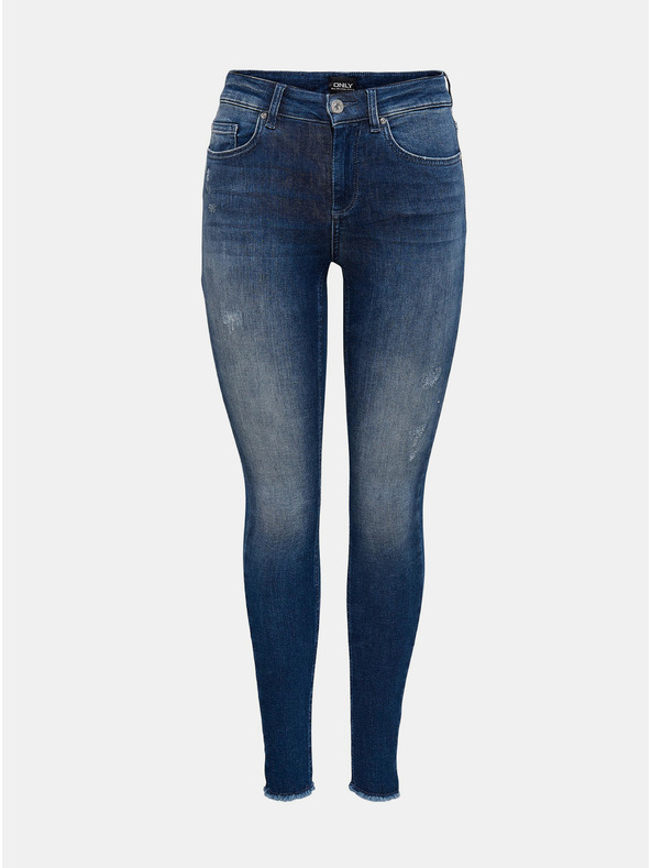 ONLY Tmavomodré úzke džínsy ONLY Blush