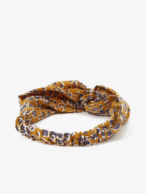 CAMAIEU Šedo-žltá vzorovaná čelenka CAMAIEU