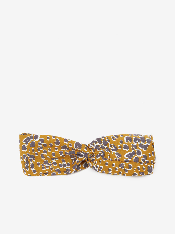 CAMAIEU Šedo-žltá vzorovaná čelenka CAMAIEU